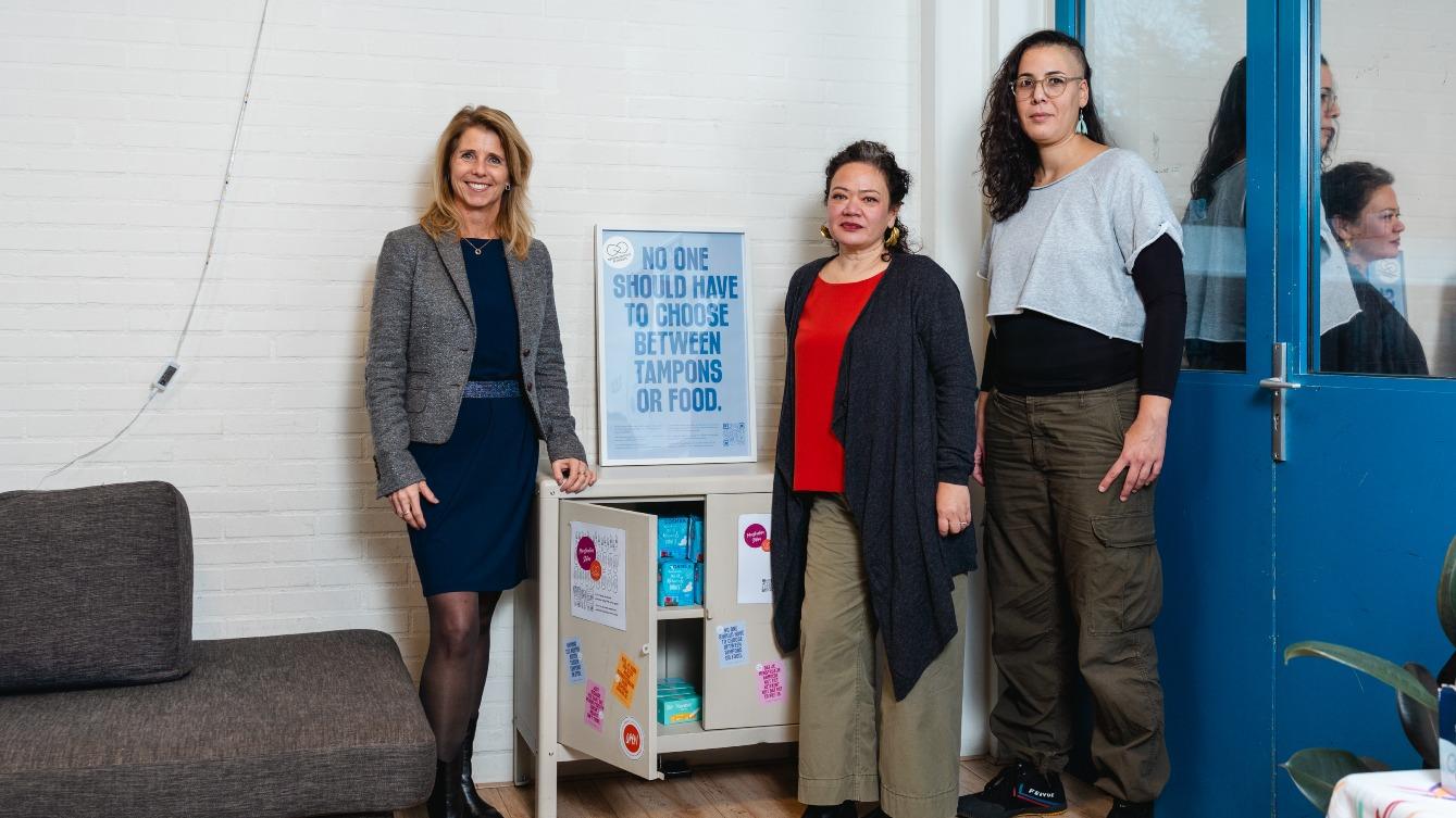 Menstruation Stations' verhogen productiviteit en gelijke kansen in Amsterdam
