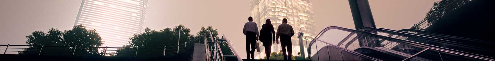 Image of workers out of the office