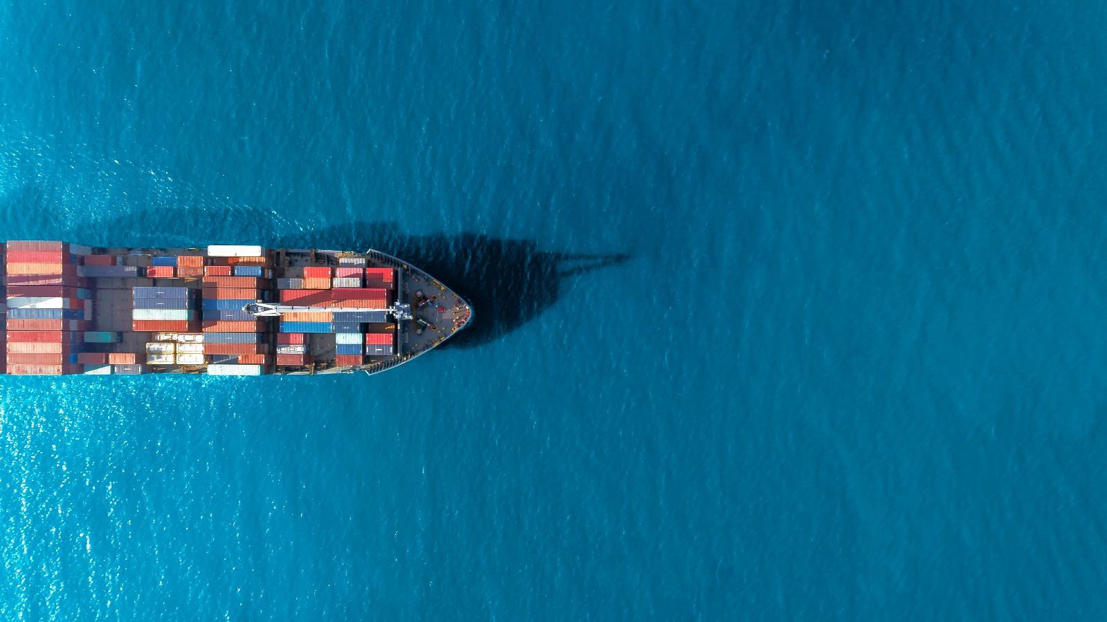 Business port, maritime industry